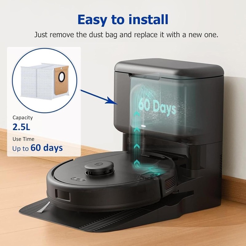 [10 Pack] iDeer Life Replacement Vacuum Carbon Dust Bags -