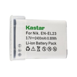Kastar 3 Pack EN-EL23 Battery and LCD Triple USB Charger Compatible with Nikon Coolpix B700, Coolpix P600, Coolpix P610, Coolpix P610s, Coolpix P900, Coolpix P900s, Coolpix S810c Camera