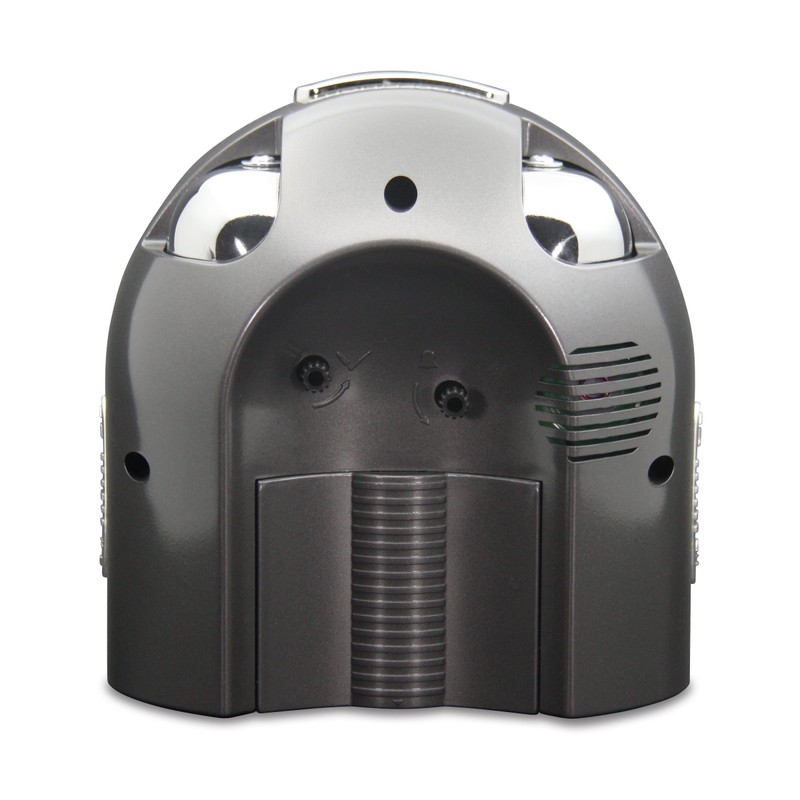 Technoline Geneva 3XL Premium Alarm Clock Jumbo Metallic Charcoal