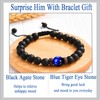 OAVOOK Bonus Dad Gifts Fathers Day Beaded Bracelets Stepdad Birthday,
