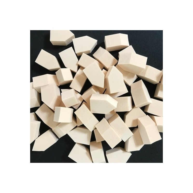 DNK Cosmetics Soft, Large Capacity Puff Sponge 50-Pack (House Skin