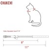 CHUKCHI Soft Velvet Safe Cat Adjustable Collar Bling Diamante with