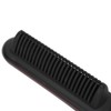 Electric Hair Straightener Comb Anti Scald Beard Straightener Brush (Black