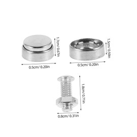 Mobestech 1set Anti-theft License Plate Screws for Secure Installation Rustproof Bolts and Nuts Easy to Install License Plate Hardware for Cars Suvs and Trucks