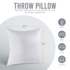 Utopia Bedding Throw Pillows Insert (Pack of 2, White) -