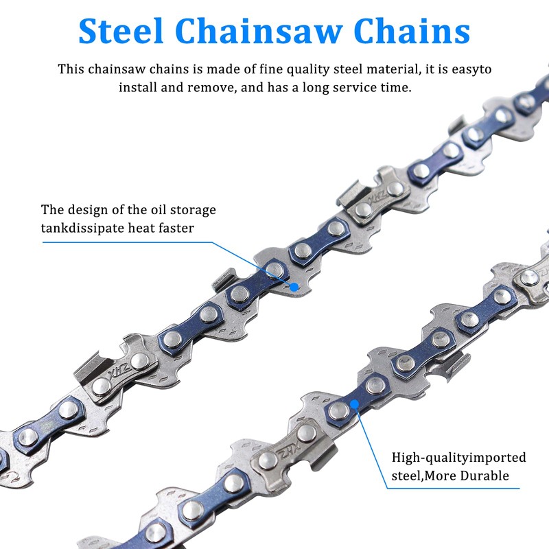 CONNECTION 5 Pcs Chainsaw Chain 6 Inch Mini Chainsaw Chain
