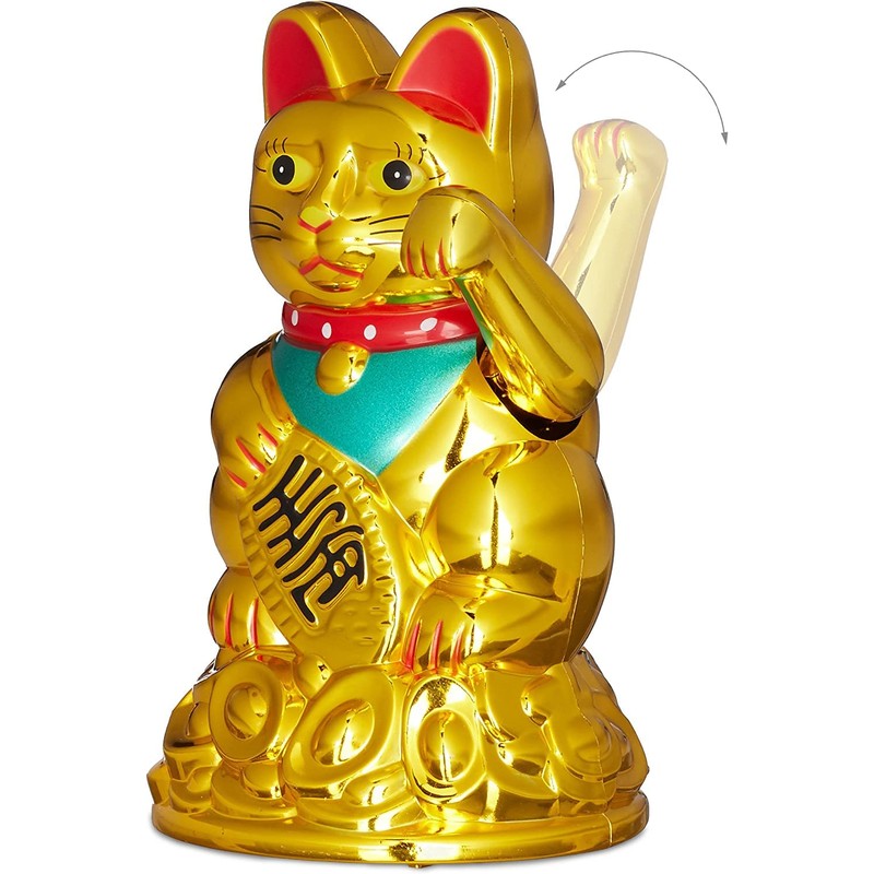 Feng Shui Gift Shop Maneki Neko Waving Cat Good Luck