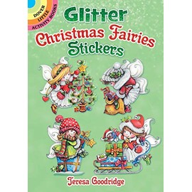 Glitter Christmas Fairies Stickers (Dover Sticker Books)
