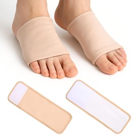 Aeaocvo 2pcs Castor Oil Pack Wrap for Feet, Reusable Feet Brace, Organic Castor Oil Pack Wrap for Women Ankle Support Plantar Fasciitis Relief