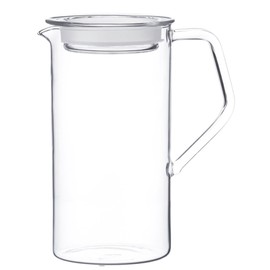 KINTO CAST 21676 Water Jug, 25.5 fl oz (750 ml), Heat-resistant Glass, Microwave and Dishwasher Safe