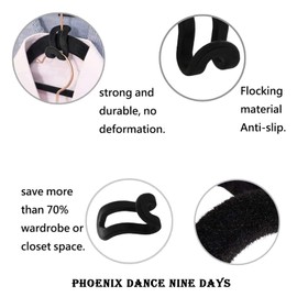 Pack of 30 Clothes Hangers Hooks Mini Flocking Hooks, Clothes Hangers Connectors Hooks, Space-Saving Mini Connectors Hooks, Connecting Hooks, Closet, Flocked Hangers, Wardrobe Organiser