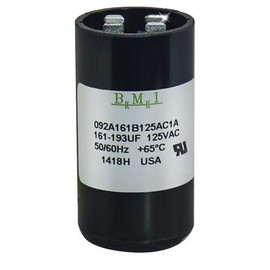 Motor Start Capacitor 161-193 MFD uF 125VAC US Style Round for Single Phase Motor