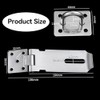 4 Inch Hasp and Staple, Door Latch Gate Lock Heavy