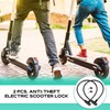 E Scooter Lock Pack of 2 Cable with Keys Steel