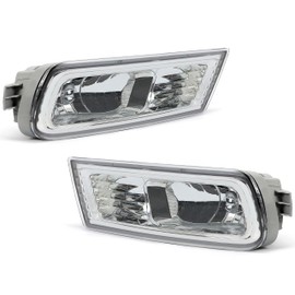 HECASA Fog Light Compatible with 2010-2013 Acura MDX Pair LH RH Fog Lamp without Bulbs Driver Side & Passenger Side Replacement for AC2594101 AC2595101