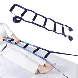 ENLUNTRA Bed Ladder Assist Strap，Pull Up Assist Device with 6 Handle Straps,Rope Ladder for Elderly, Senior, Pregnant, Handicap