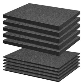 TANEMUDO 10 Pcs Pick Apart Foam Insert for Storage Cases and Tool Boxes 2 Sizes Pick and Pluck Foam Inserts with Bottom, Use for Board Game Box Cases, Storage Drawers (16 Inch x12 Inch)