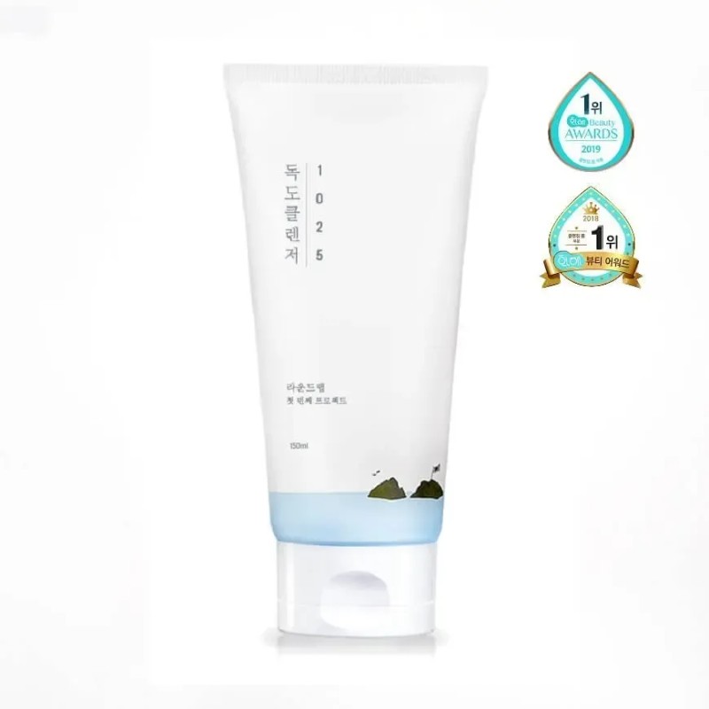 Limpiador Facial Gel Round Lab Dokdo 150ml Piel Sensible Grasa