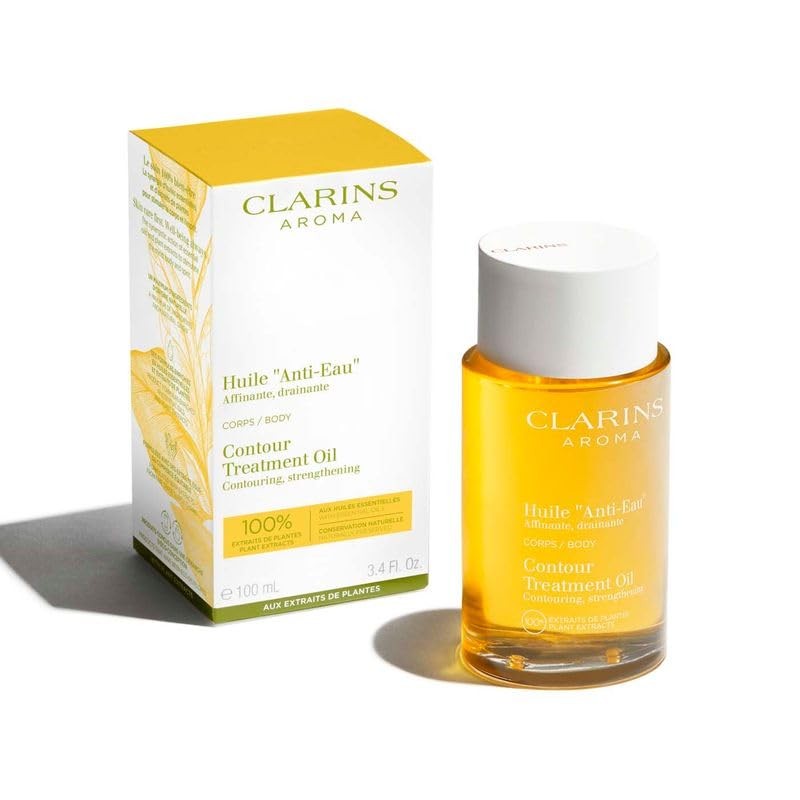 Clarins Body Treatment Oil Contouring for Unisex, 3.4 Ounce