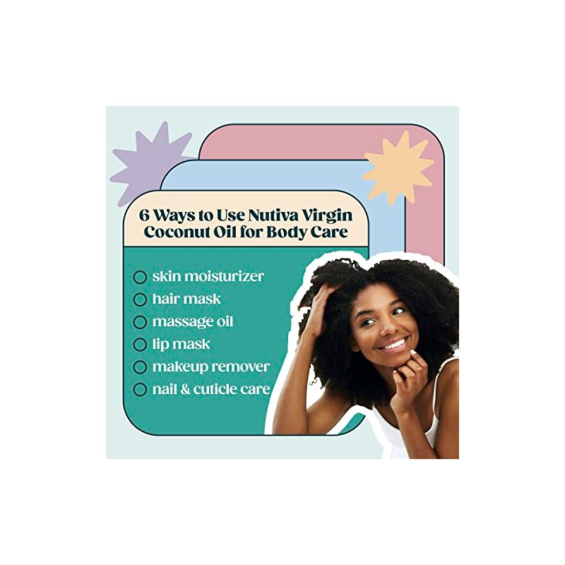 Pack of 2 x Nutiva Extra Virgin Coconut Oil Organic