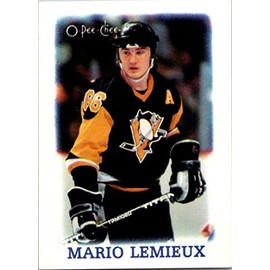 1988-89 O-Pee-Chee Minis #19 Mario Lemieux Pittsburgh Penguins V84407
