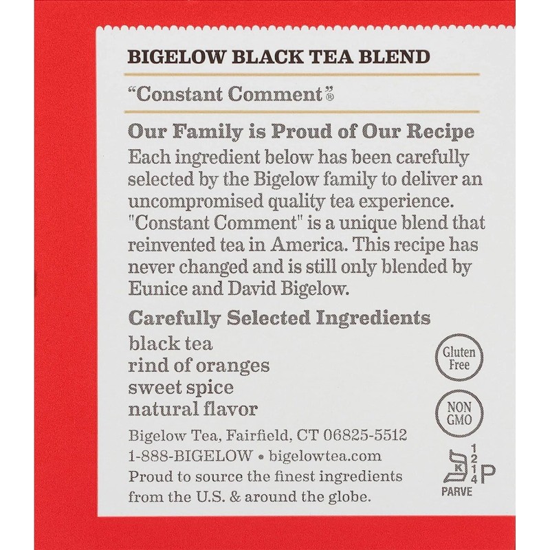 Bigelow Constant Comment Black Tea - 20 tea bags