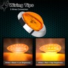 Wodvyss 2Pcs 6" Amber Lens Amber LED Side Marker &