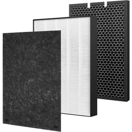 1 Set Air220 Air320 Replacement Filter Compatible with Bissell Air220 Air320 2768A 2609A Air Purifier - Including Post + Pre-Filters & Activated Carbon Filters - Compare to # 2677 2678 2804