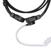 Throat Mic Headset 7.1mm Plug with PTT Adapter Push to
