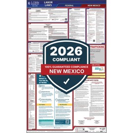 2026 New Mexico and Federal Labor Law Poster (Spanish, NM State) - OSHA Compliant All-in-One Laminated Poster, J. J. Keller & Associates, Inc.