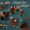 320 PCS Leather Rivets Kit, Leather Snap Fasteners, Snap Button