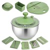 SUSTEAS Stainless Steel Salad Spinner Large, Vegetables Wash Bowl, Fruits