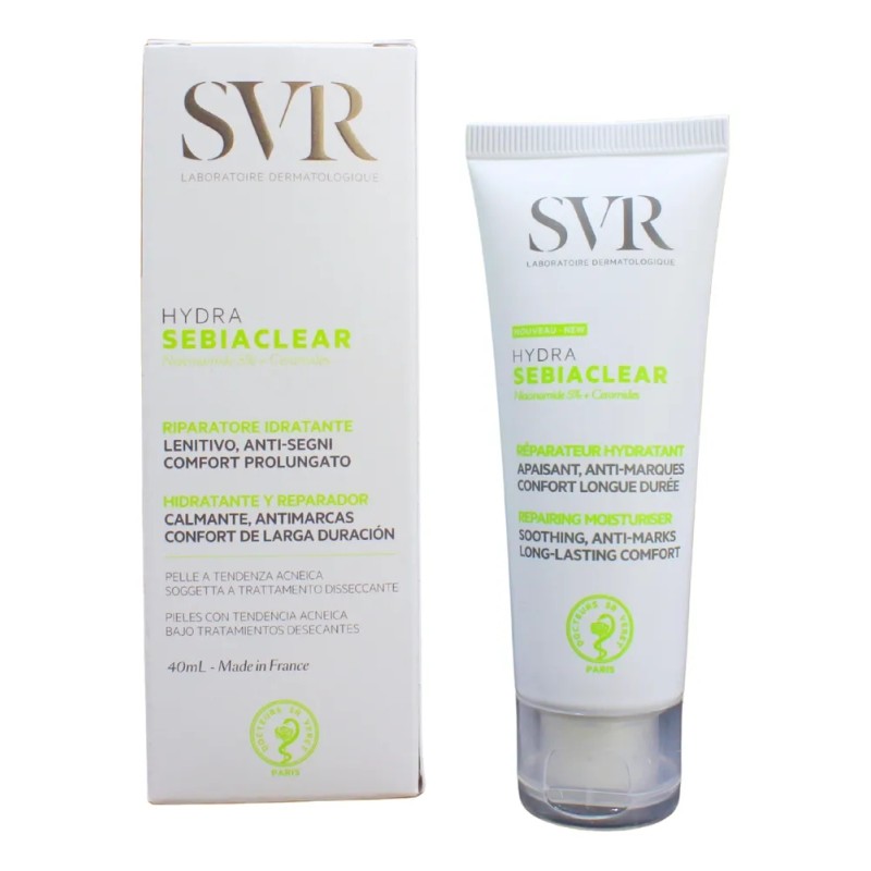 SVR Sebiaclear Hydra Crema Facial Día/Noche Hipoalergénica 40ml