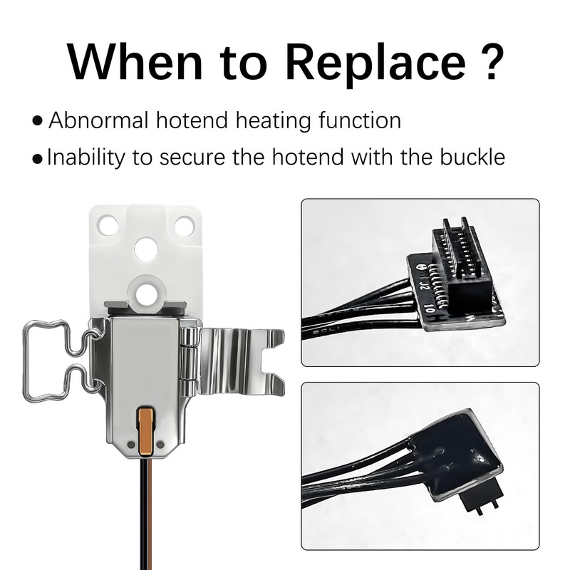 Bamboo H2D Right Hotend Heating Assembly for Bambu Lab H2D