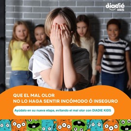 DIADIE KIDS Jabón Desodorante Natural para Niños axilas y pies 2 Pack