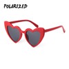 GIFIORE Heart Sunglasses Polarized Cute Red Heart Shaped Cat Eye
