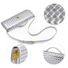 Woven Clutch Purses for Women Evening Bag Handmade Leather Shoulder