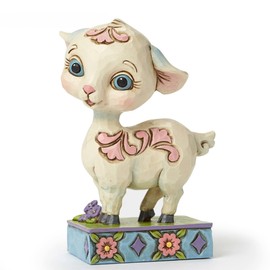 Enesco Heartwood Creek/Jim Shore Mini Lamb Figure - Multi-Colour