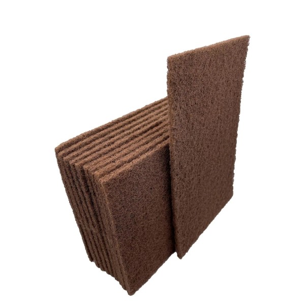 SATC 25pcs 6" X 9" Scuff Pads Gold Coarse Non-Woven