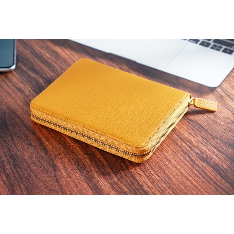 Moterm Zippered Leather Cover for A6-Notebooks - Fits Hobonichi Original,