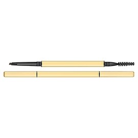 Lápiz para Cejas, Lápiz Cosmético para Cejas, Portátil, de Doble Cabeza, Práctico, Pequeño Cartucho Triangular de Plástico para Rendimiento (Color cafe oscuro)