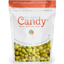Only Kosher Candy Swiss Petite Pear Shaped Flavored Candy, Kosher Certified Delicious Hard Candy (2.5 Pounds)