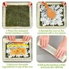 SXTDKMJ 4 PCS Sushi Making Kit, Sushi Rolling Mat Bamboo