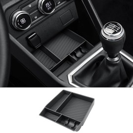 CDEFG CDEFG Kompatibel mit Dacia Sandero 3/Stepway 3/Jogger 2022-2024 2025 Mittelkonsole Organizer Aufbewahrungsbox Center Console Organizer Tray Handschuhfach Sandero Stepway 3 Zubeh?r