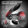 Golf Iron Head Covers Numbers Synthetic Leather Headcover Deluxe Value