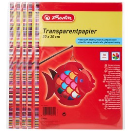 Herlitz 246413 Transparent Paper, 20 x 30 cm, 10 Sheets