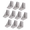 sourcing map Inside Corner Bracket Gusset, 60mm x 60mm for
