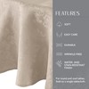 Elrene Home Fashions Caiden Elegance - Mantel de Tela de