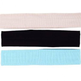 Headband Workout Band Running Gym Sweat-Absorbing Band Sweatband Workout Headband Blue 3ea