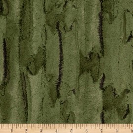 Shannon Minky Luxe Cuddle Forest Fox Loden, Fabric by the Yard